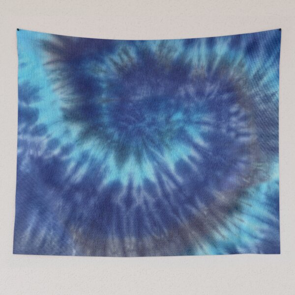 Item preview, Tie dye blue spiral designed and sold by Marion Yeo.