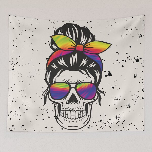 Item preview, Cool Woman Skull,  designed and sold by LuFilu.