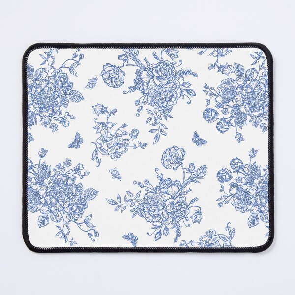 Item preview, Vintage Floral Pattern in Chinese Porcelain Style (Blue, White) designed and sold by ‧͙⁺˚*・༓☾ Moon Saikia ☽༓・*˚⁺‧͙.
