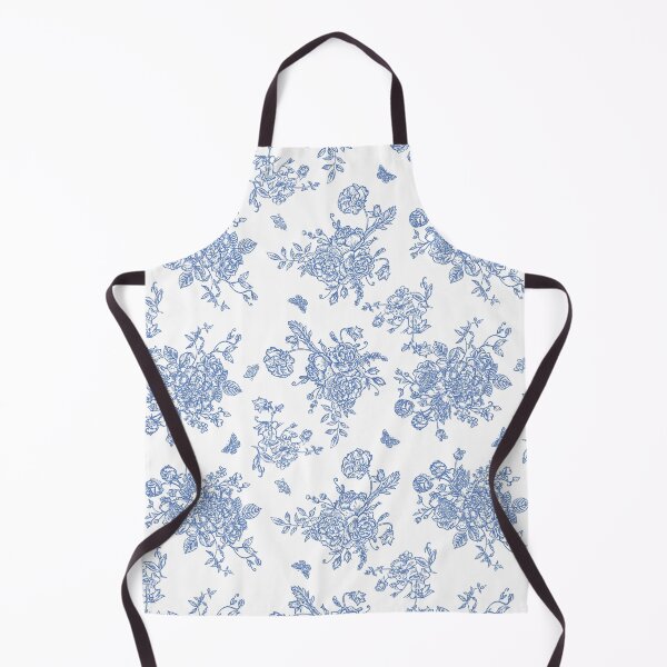 Item preview, Vintage Floral Pattern in Chinese Porcelain Style (Blue, White) designed and sold by ‧͙⁺˚*･༓☾ Moon Saikia ☽༓･*˚⁺‧͙.