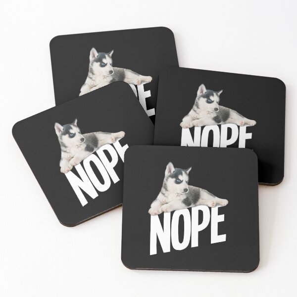 Item preview, Siberian Husky Dog Nope designed and sold by kudostees.