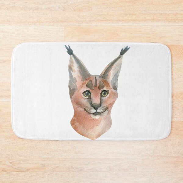Item preview, Caracal watercolor, Cute caracal. Caracal paint designed and sold by T-Look.