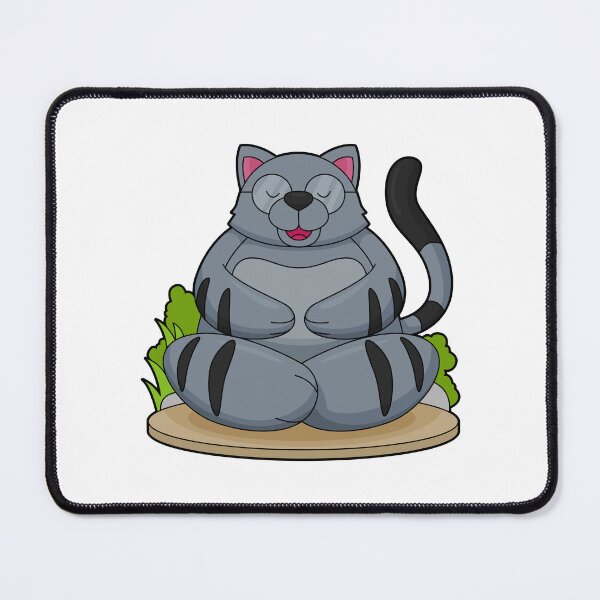 Item preview, Cat at Yoga Fitness designed and sold by Snabdesign84.