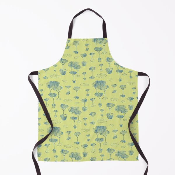 Item preview, Trees and clouds pattern -  blue green designed and sold by Nira-Bar.