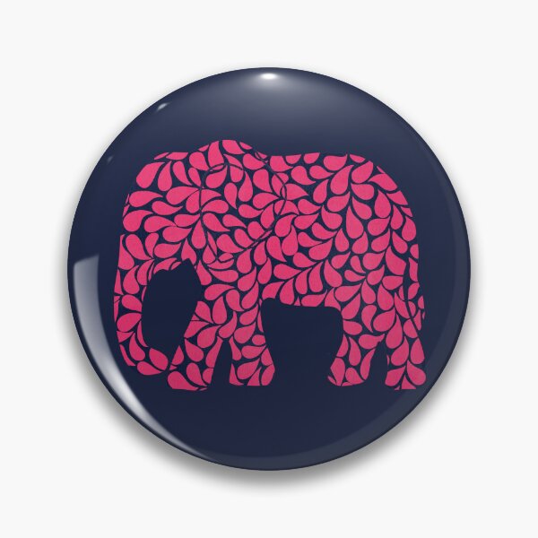 Item preview, Abstract Elephant - Navy Background designed and sold by AfuaBDesigns.