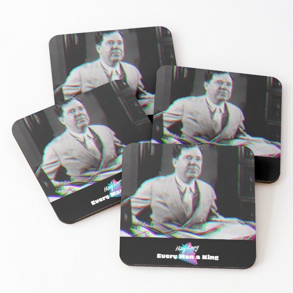 Item preview, Huey Long Every Man a King Vaporwave Design - Huey P. Long's slogan designed and sold by Eee3r.