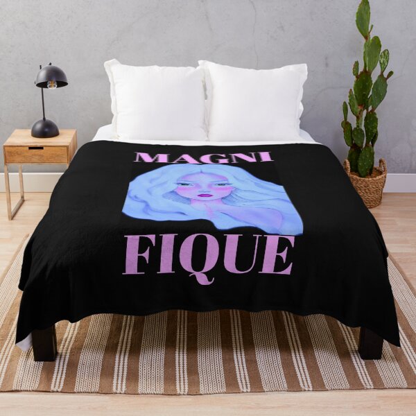 Item preview, MAGNIFIQUE - beautiful new portrait art by CoolCleverCute (pink) designed and sold by CoolCleverCute.