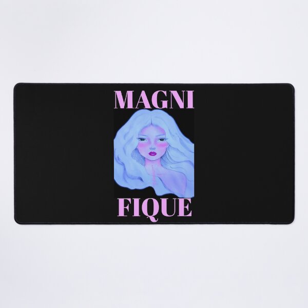 Item preview, MAGNIFIQUE - beautiful new portrait art by CoolCleverCute (pink) designed and sold by CoolCleverCute.