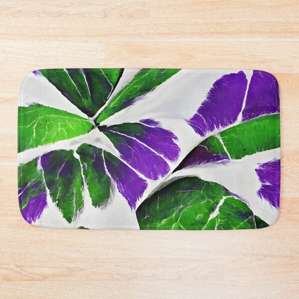 Item preview, Fantasy plant - varigated purple monstera leaves designed and sold by fizzribbit.