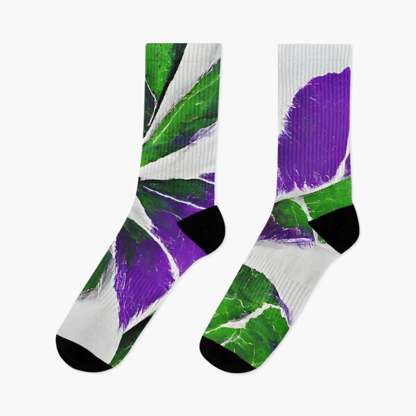 Item preview, Fantasy plant - varigated purple monstera leaves designed and sold by fizzribbit.