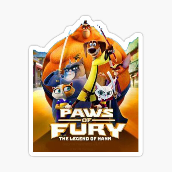 Check This Out Hank Sticker - Check This Out Hank Paws Of Fury The