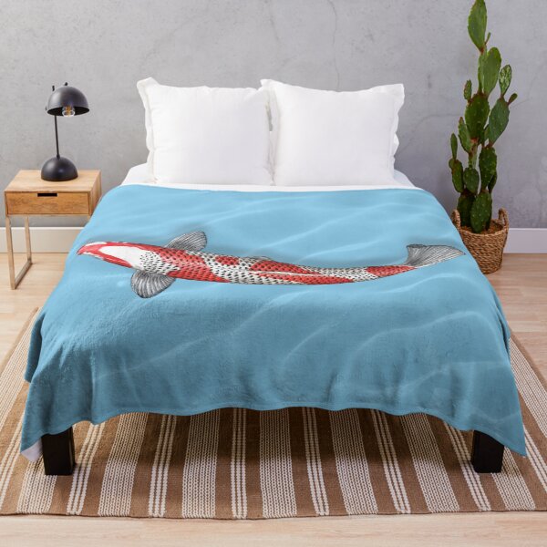 Item preview, Koi Fish Kuhaku Variety in Blue Pool designed and sold by Koiartsandus.
