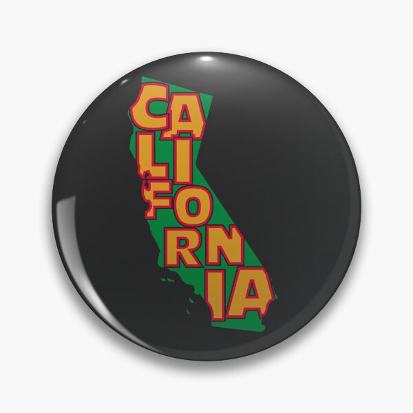 Item preview, California State Map designed and sold by Yeaha.