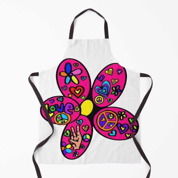 Item preview, V-Dub Hippie Bus Peace Flower designed and sold by Niniannebast.