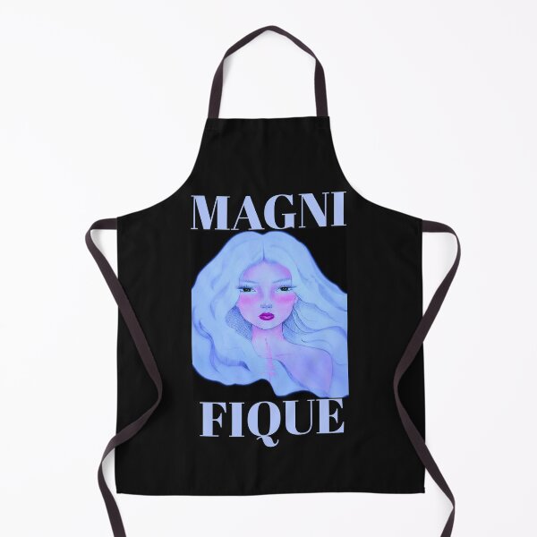Item preview, MAGNIFIQUE - beautiful new portrait art by CoolCleverCute (blue) designed and sold by CoolCleverCute.