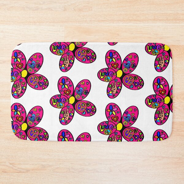 Item preview, V-Dub Hippie Bus Peace Flower designed and sold by Niniannebast.