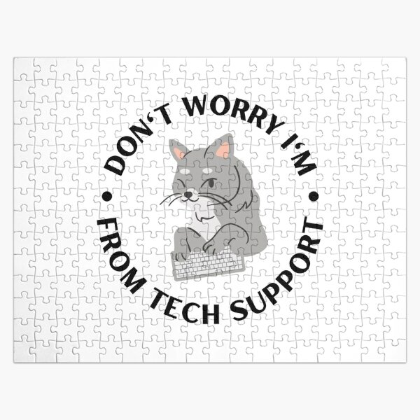 Tech Support Computer Whisperer Jigsaw Puzzle