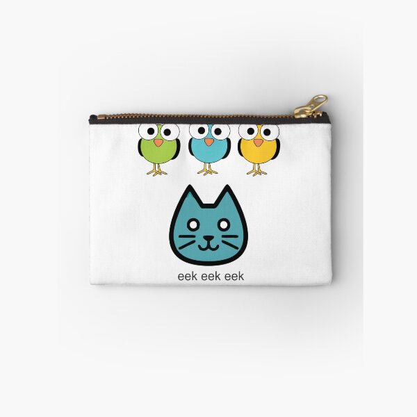 Item preview, cat and little birds designed and sold by Smartalb.