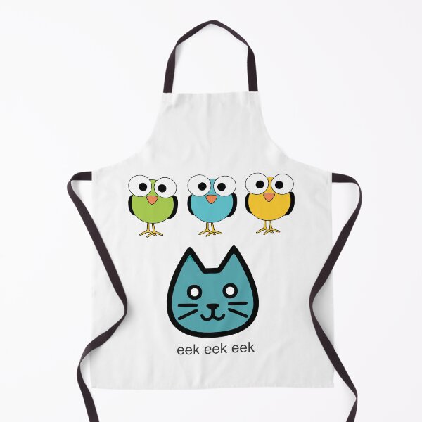 Item preview, cat and little birds designed and sold by Smartalb.