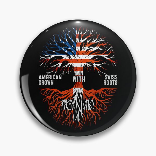 Item preview, American Grown With Swiss Roots Tree Switzerland Flag designed and sold by MoHaCo.