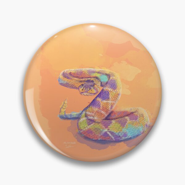 Item preview, King of the Sands - Rattlesnake illustration designed and sold by Flo Art Studio.
