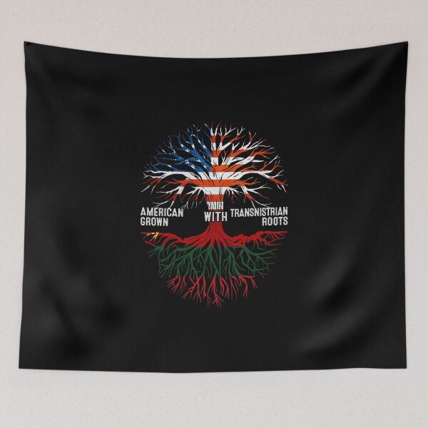 Item preview, American Grown With Transnistrian Roots Transnistria Flag designed and sold by MoHaCo.