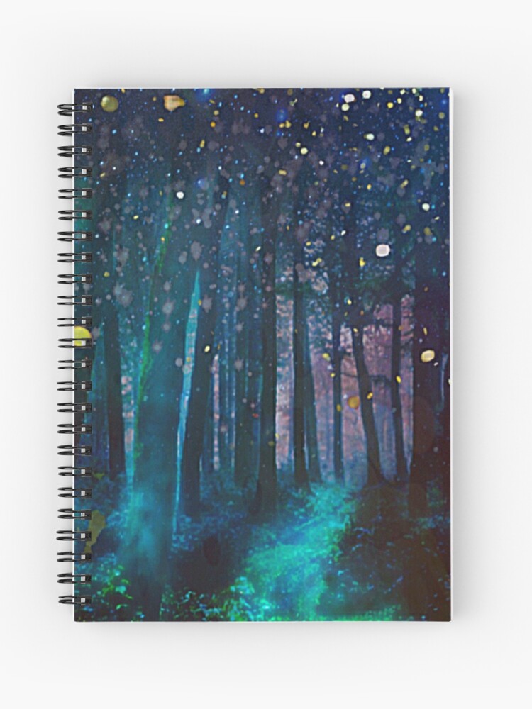 Thumbnail 1 of 3, Journal, Firefly Forest designed and sold by SoozSilverTree.