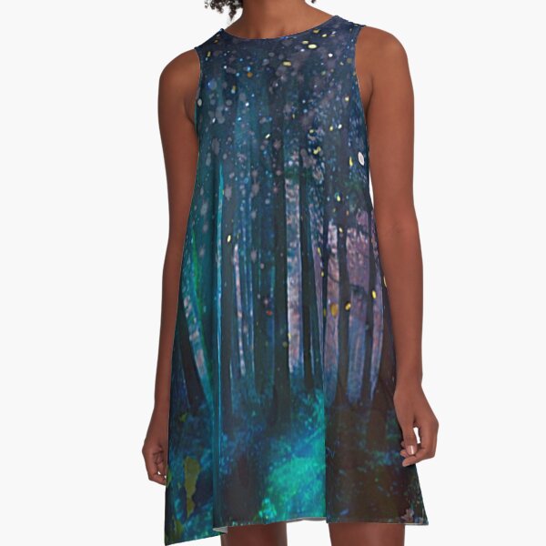 Firefly Forest  A-Line Dress
