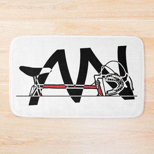 Item preview, X-Ray Vision Red Vintage Bicycle Top Tube designed and sold by RabeDesigns.