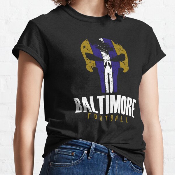 Shirtmandude Football Shirts Baltimore Ravens T Shirt Vintage Baltimore Ravens Shirt Retro Cheerleader Alternative Logo Throwback Football Graphic Tee for Men Women