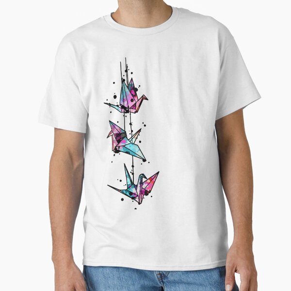 Item preview, White Crane Watercolor Origami designed and sold by Kumabushi.