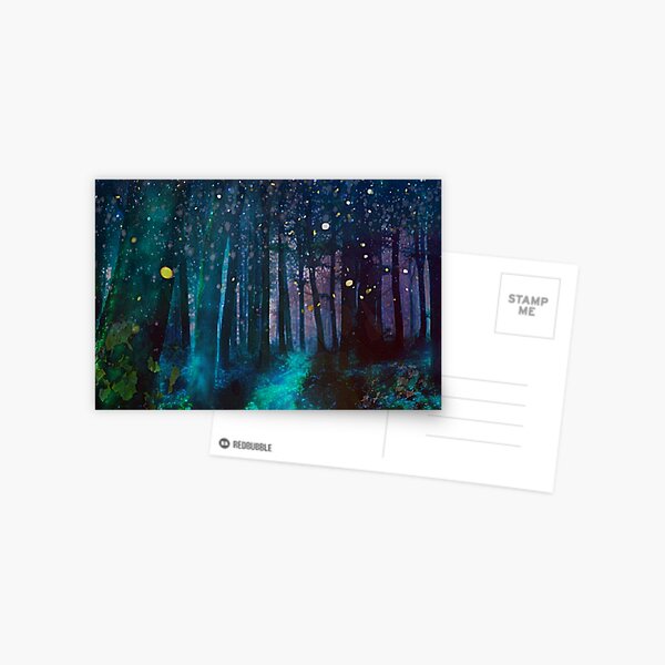 Firefly Forest  Postcard