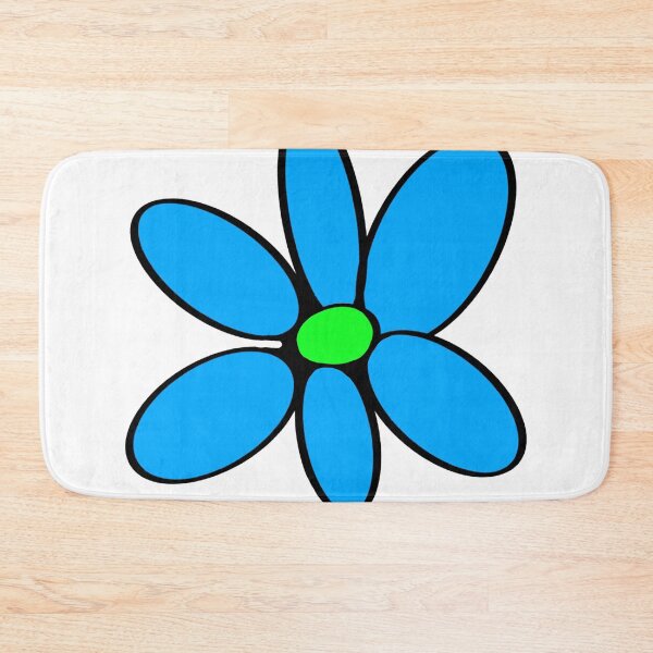 Item preview, V-Dub Hippie Bus Blue Flower designed and sold by Niniannebast.
