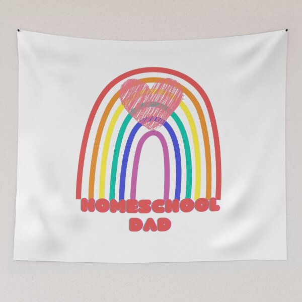 Item preview, Homeschool Rainbow Dad designed and sold by AngelaNinette.