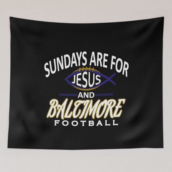 Item preview, Baltimore Pro Football - And Jesus on Sunday designed and sold by FFFMstore.