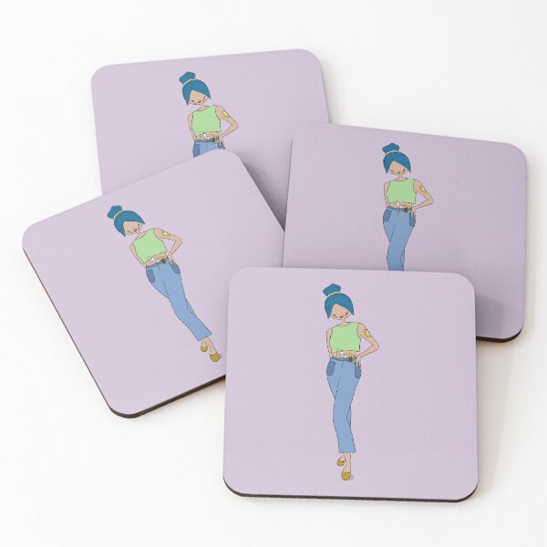 Item preview, Cute Girl With Diabetes (purple) designed and sold by misslovelymess.