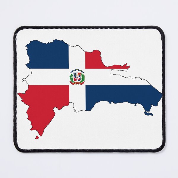 Item preview, Dominican Republic flag map designed and sold by CacaoDesigns.