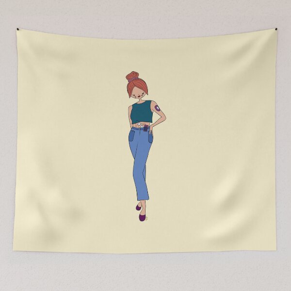 Item preview, Cute Girl With Diabetes (Yellow) designed and sold by misslovelymess.