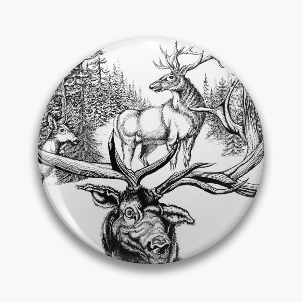 Item preview, Elk designed and sold by QuixoteRidge.