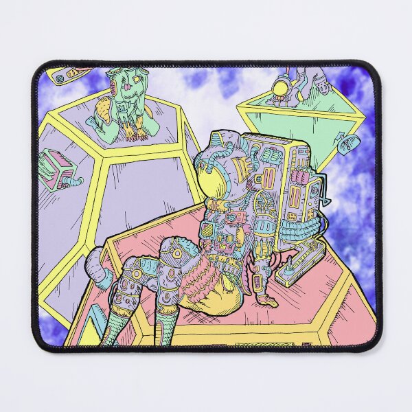 Item preview, Space babes with geometry designed and sold by Greggory Matthew Rodriguez.
