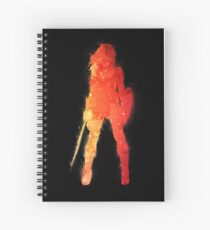 Fire Woman Spiral Notebook