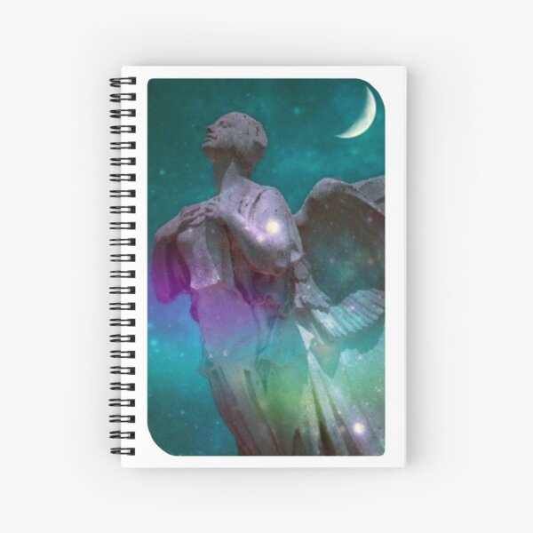 Cosmic Spirit Angel Spiral Notebook