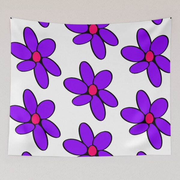 Item preview, V-Dub Hippie Bus Purple Flower designed and sold by Niniannebast.