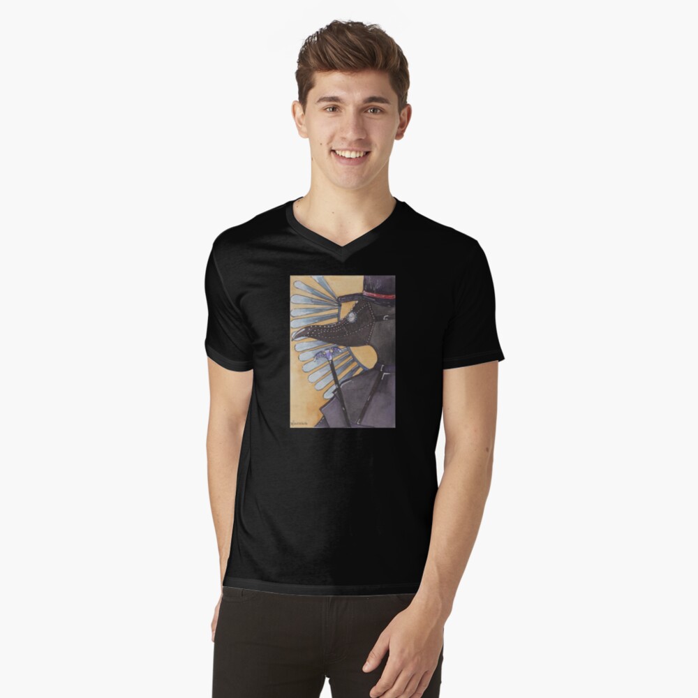 Item preview, V-Neck T-Shirt designed and sold by BariParsche.
