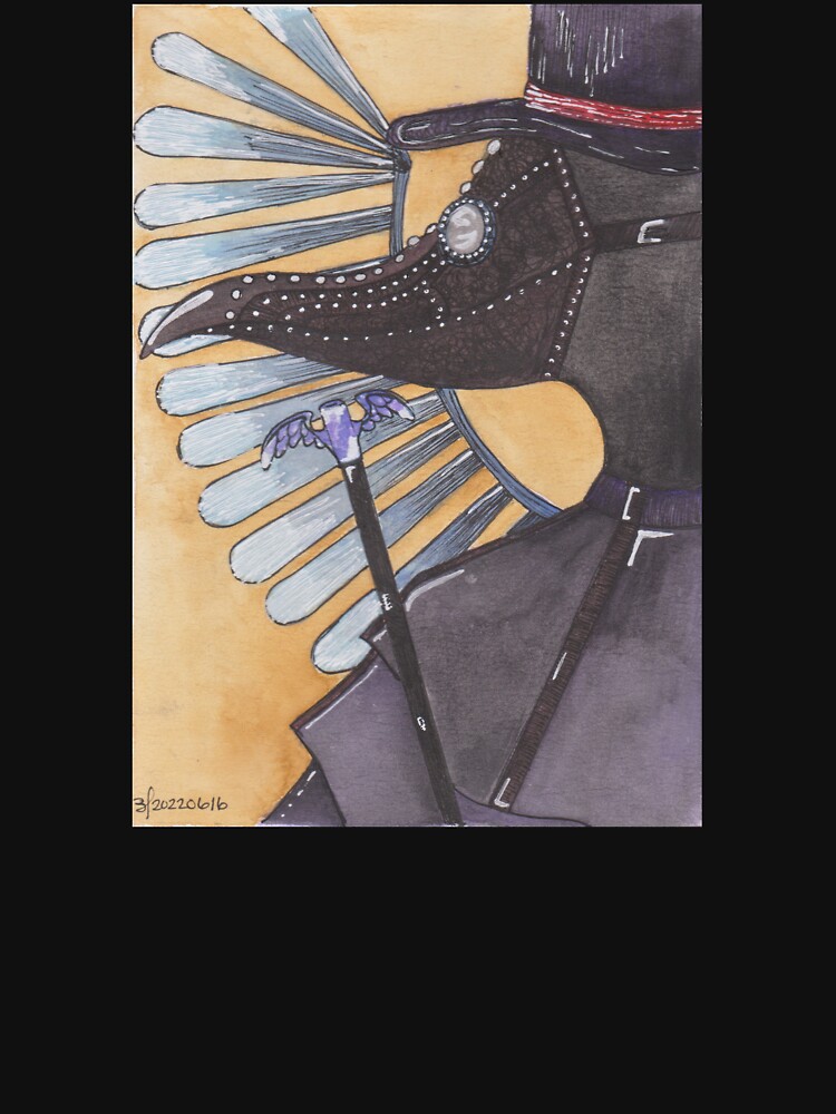 Thumbnail 7 of 7, Classic T-Shirt, Plague Doctor designed and sold by BariParsche.