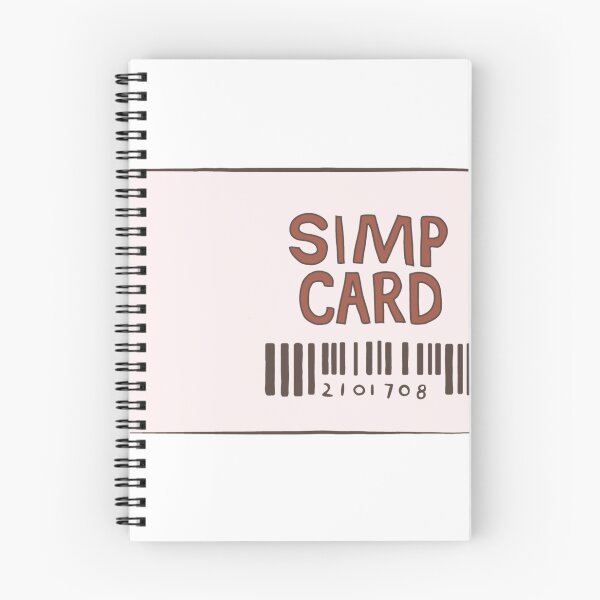 Item preview, Simp Card designed and sold by Aliensknowme.