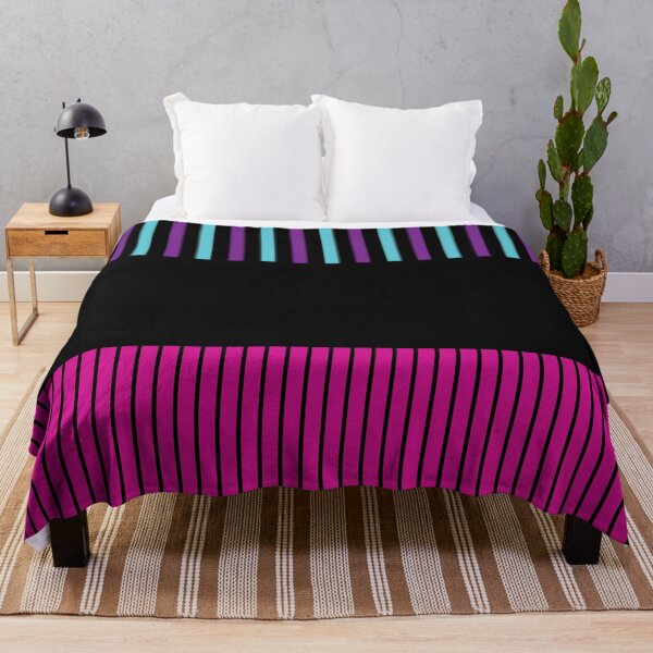 Item preview, Colour Pop Stripes - Pink, Purple, Blue and Black designed and sold by LAEC-Shop.