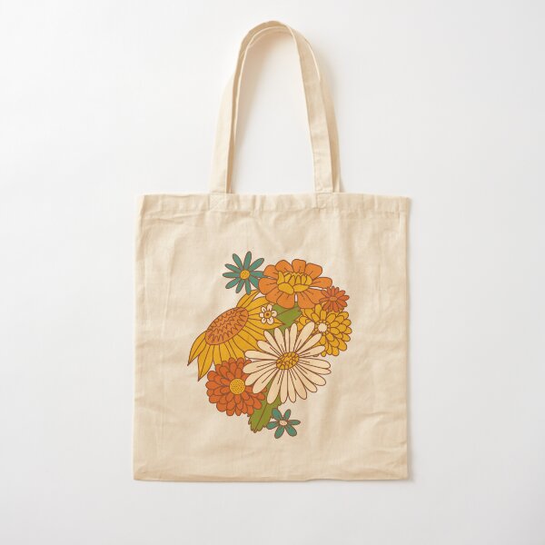 Floral discount canvas tote