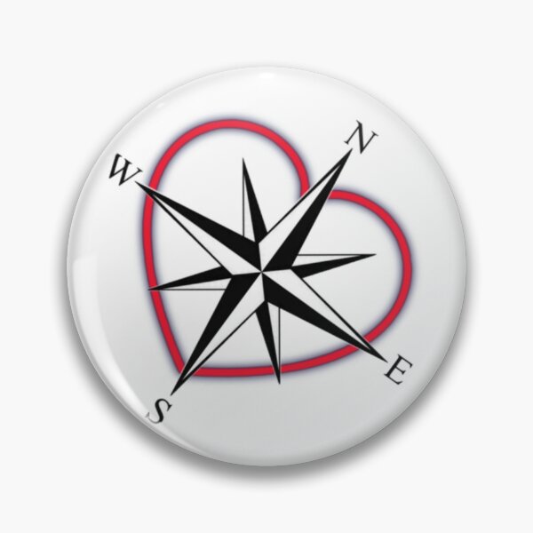 Item preview, Funny heart compass. designed and sold by adlkh.