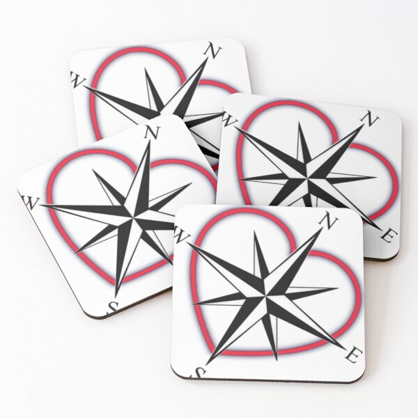 Item preview, Funny heart compass. designed and sold by adlkh.